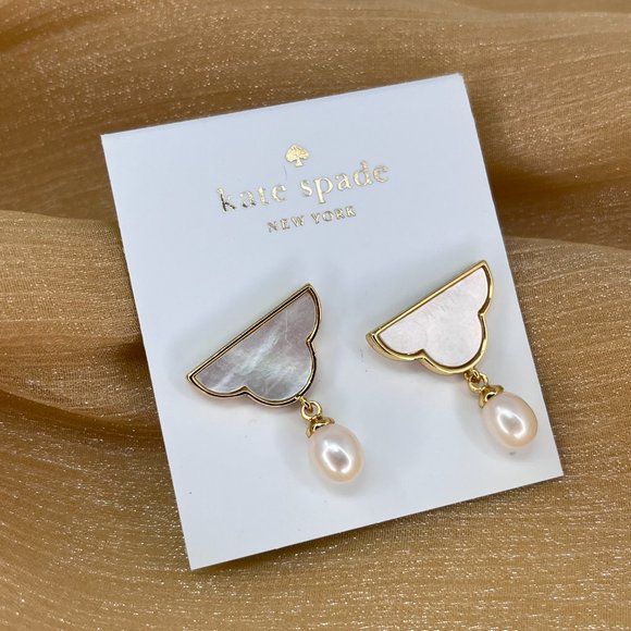 Kate Spade Into The Sky Cloud Drop Earrings (with GIFT BAG) - Picture 2 of 5